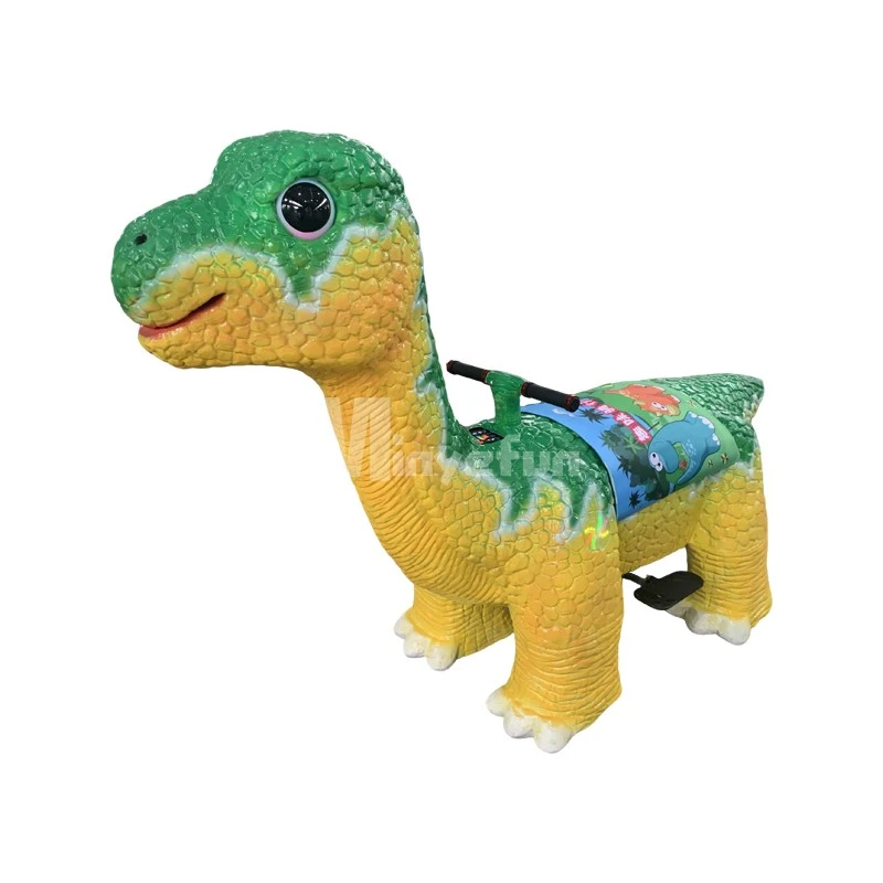 Coin Operated Dinosaur Ride For Malls factory